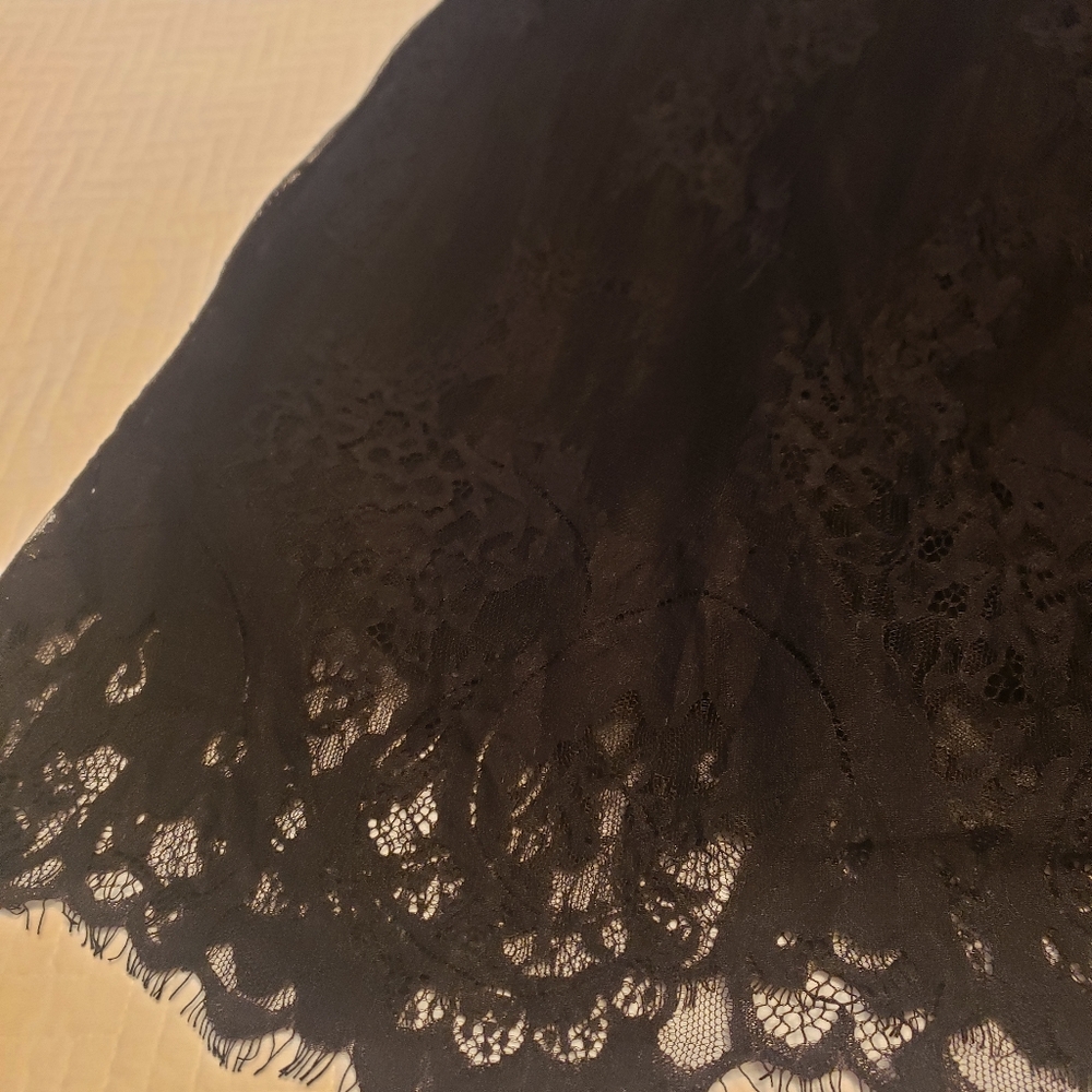 Black Lace Skirt